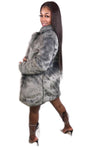 STEPPING OUT FAUX FUR COAT